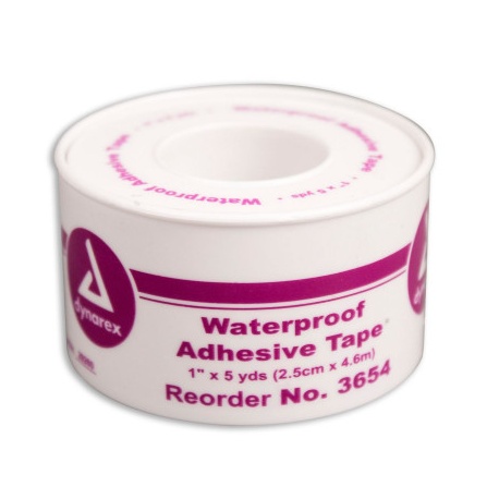 1"x5 yd. Waterproof tape, plastic spool