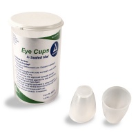Plastic eye cup - 6 per vial