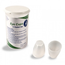 Plastic eye cup - 6 per vial/Case of 50 $2.40 each