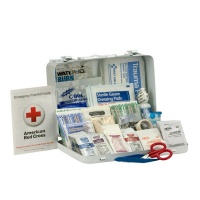 25 Person First Aid Kit, ANSI A+, Metal Case