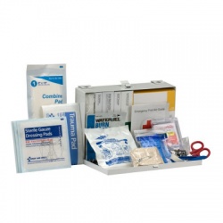 25 Person Contractor ANSI A+ First Aid Kit, Metal Case