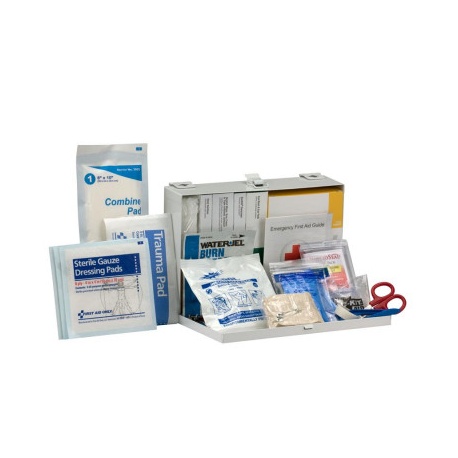 25 Person Contractor ANSI A+ First Aid Kit, Metal Case