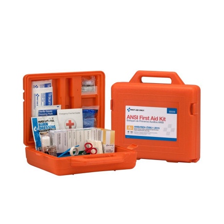 50 Person Weatherproof ANSI A+ First Aid Kit, Plastic Case