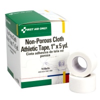 1"x5 yd. Non-porous cloth athletic tape - 10 per box Case of 12 @ $18.87 ea.