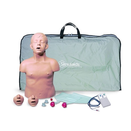 Brad Jr. CPR Training Manikin w/ Electronics and Bag