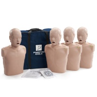 Prestan Child CPR-AED Training Manikin w/ Monitor 4-Pk Medium Skin or Dark Skin