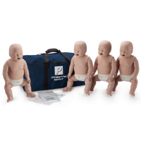 Prestan Infant CPR / AED Manikin 4-Pack with Monitor Medium or Dark Skin