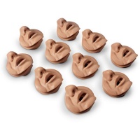 The Life/form® Mouth/Nose Pieces for Fat Old Fred Mannequin - 10 Per Pack
