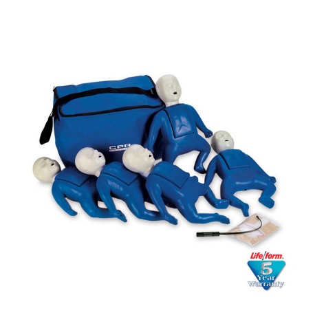 1000 Series 5-Pack Infant Training Manikin - Blue