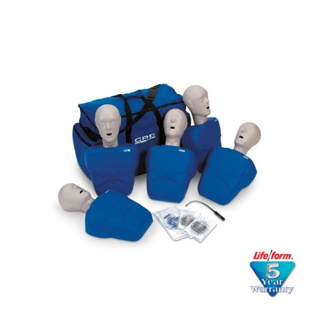 CPR Prompt 5-Pack Adult/Child / Pediatric Training Manikin - Blue