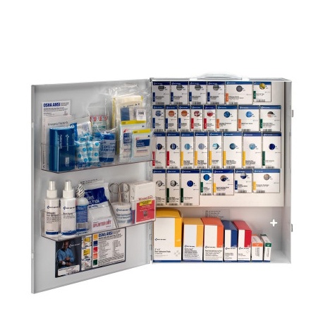 XL METAL SMART COMPLIANCE FOOD SERVICE FIRST AID CABINET WITHOUT MEDS