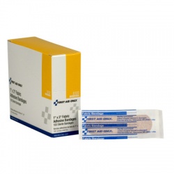 '1"x3" Fabric bandage - 100 bandages per dispenser box Case of 18 @ $6.68 ea.