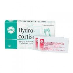 Hydrocortisone Cream, 0.9gm, 10 packets per box