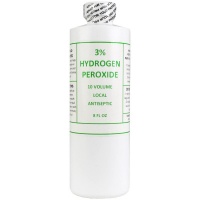 Hydrogen peroxide, 3% 8 oz. plastic bottle, 1 ea.