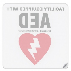 Facility AED Decal