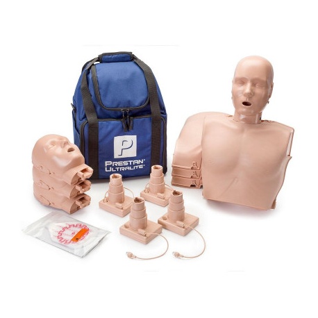 PRESTAN Ultralite Manikin with CPR Feedback, 4-Pack, Medium Skin