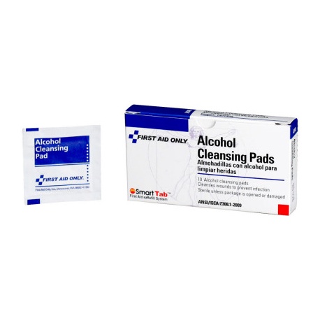 Alcohol Cleansing Pad - 10 Per Box /Case of 10 $1.20 each