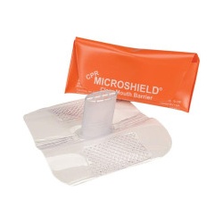 The Microshield Faceshield w/ Tamper Proof Pouch - 1 Each