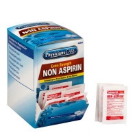 Extra-strength non-aspirin tablets, 2 per pack - 250 per box