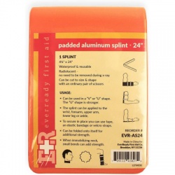 Padded Aluminum Foam Splint, 4.25” x 24”, Reusable, 1 Each