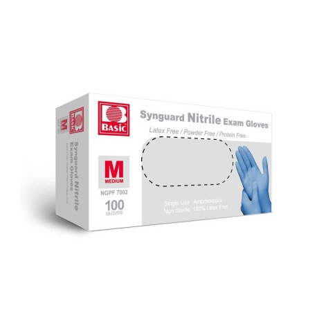 Nitrile Gloves - Medium - 100 Per Box