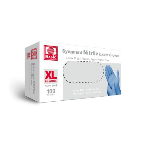 Nitrile Gloves - X-Large - 100 Per Box