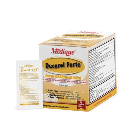Decorel Forte, Severe Cold and Cough, 80/Box