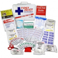 Bulk First Aid Kit, Metal, 79 Pieces, ANSI A, 25 Person