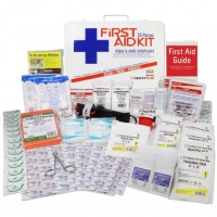 Bulk First Aid Kit, Metal, 209 Pieces, ANSI B, 50 Person