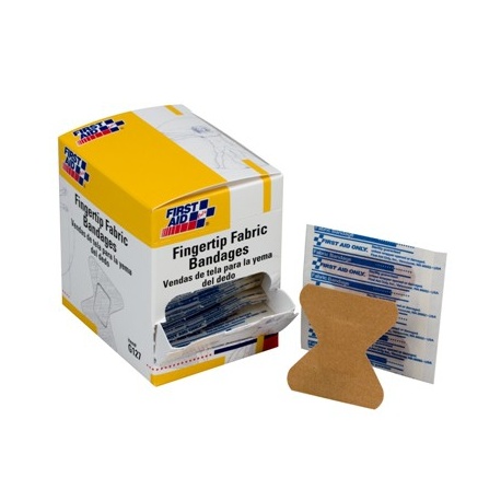 Fingertip fabric bandage - 100 bandages per dispenser box