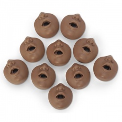 Kyle/Justin AfricanAmerican Channel Mouth/NosePiece10pk