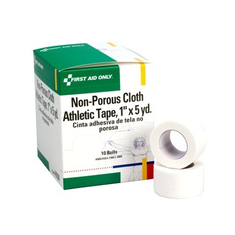 1"x5 yd. Non-porous cloth athletic tape - 10 per box