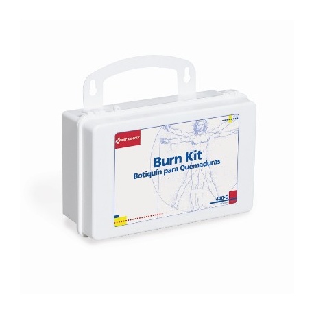 10 Unit Burn First Aid Kit - plastic