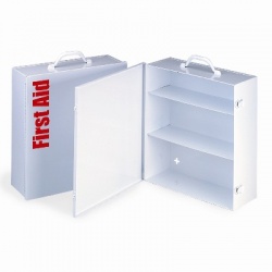 3 Shelf Industrial Cabinet w/Swing Out Door