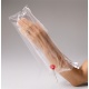 Inflatable, plastic hand or wrist air splint, 15"
