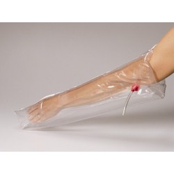 Inflatable, plastic half arm air splint, 25"