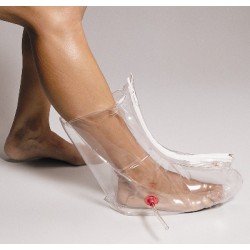 Inflatable plastic foot & ankle air splint, 15"
