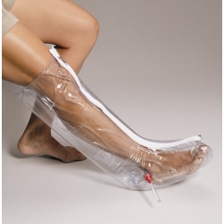 Inflatable, plastic half leg air splint, 25"