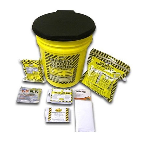 Economy Emergency Kit-1 Person - Honey Bucket