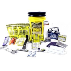 Deluxe Emergency Kit- 3 Person  - Honey Bucket Kit