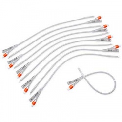 Foley Catheter, 16 FR. 5 cc - Package of 10
