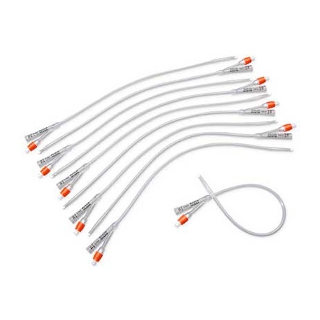 Foley Catheter, 16 FR. 5 cc - Package of 10