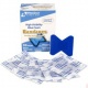 Fingertip Blue Foam Metal Detectable Adhesive Bandages, 30 per Box