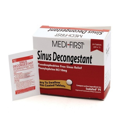 Sinus Decongestant, 24/box
