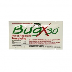 30% Deet insect repellent foil pack towelette - 1 each