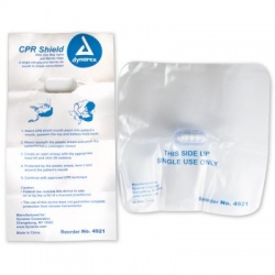 CPR Face Shield, One-Way Valve