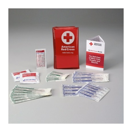 Mini First Aid Kit w/ Tri-Fold Vinyl Case