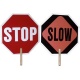 Hand Held Stop / Slow Sign - 2 Sided