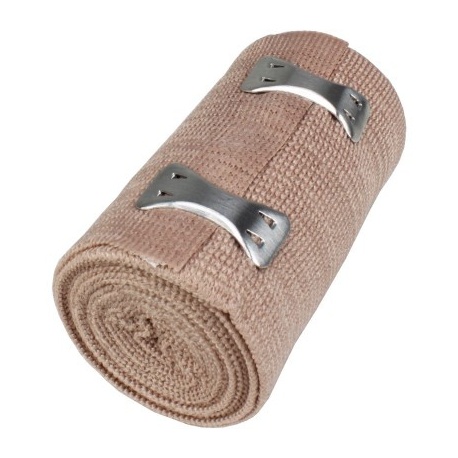 3"x5 yd. Latex free elastic bandage with fasteners