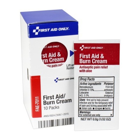FIRST AID/BURN CREAM PACKETS, 10 each - SmartTab™